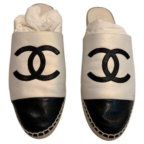 chanel mules espadrilles